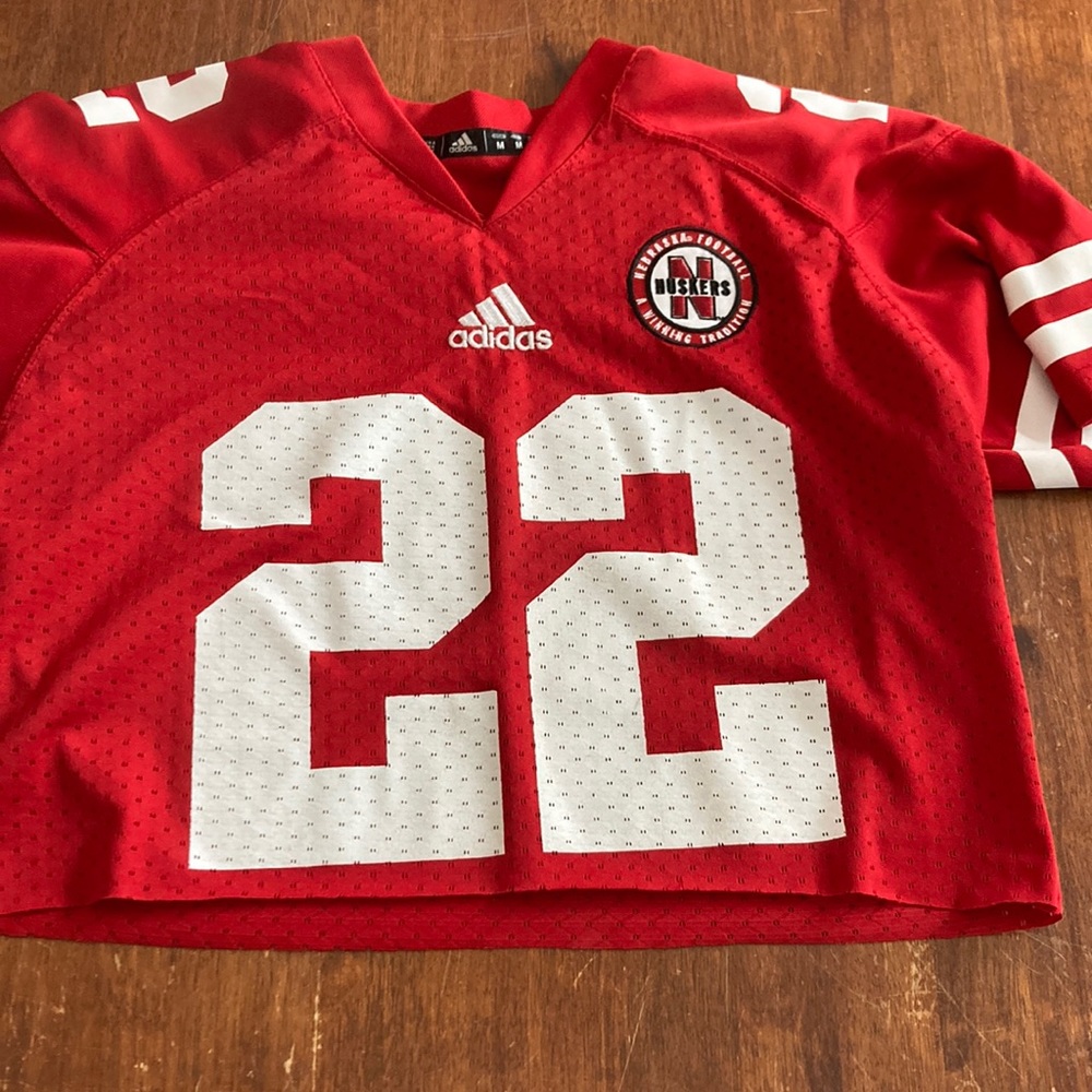 Nebraska Cornhuskers crop jersey UNL